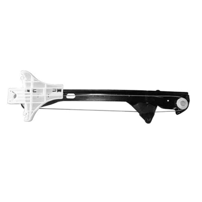 000447_AUTO.JPG Meccanismo Posteriore Per Volkswagen Polo Lato Sinistro Dal 2001/10 Al 2005/04