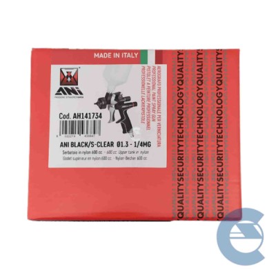 Ani Black-s Clear 1.3mm 600cc Ah141734 Aerografo Professionale Trasparente