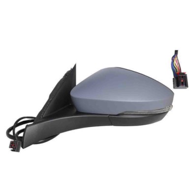 001408_AUTO.JPG Retrovisore Elettrico Term. Rib. C/fan. E Luce Di Cortes Per Volkswagen T-roc Lato Destro Dal 2017/11 Al 2021/10