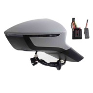Retrovisore Elettrico Term. Rib. C/ Fan. E Luce Di Cortesia Per Seat Ateca Lato Sinistro Dal 2016/03 Al 2020/07