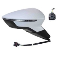 Retrovisore Elettrico Termico Rib. C/fan. C/memoria Per Seat Leon Lato Destro Dal 2012/11 Al 2016/12