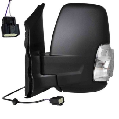 001570_AUTO.JPG Retrovisore Elettrico Term. Rib. Braccio Corto C/fan. Bianco 5w Per Ford Transit Lato Destro Dal 2020/01