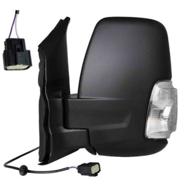 001570_AUTO.JPG Retrovisore Elettrico Term. Braccio Corto C/fan. Bianco 16w Per Ford Transit Lato Sinistro Dal 2020/01
