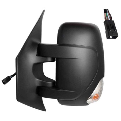 001049_AUTO.JPG Retrovisore Elettrico Term. C/fan. Bianco Bulbo Arancio 16w Per Opel Movano Lato Sinistro Dal 2010/01 Al 2019/07