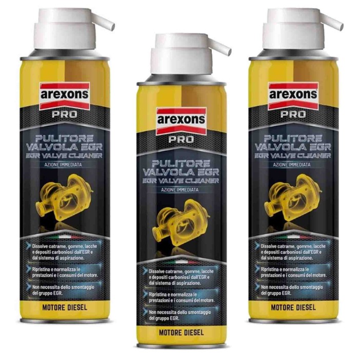 4114_1.jpg Arexons Pulitore Valvola Egr 4114 3 Pezzi X 200ml Pulitore Sistema Di Aspirazione