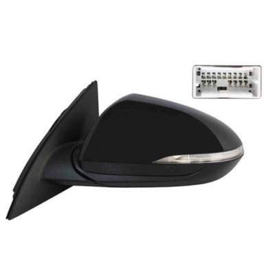 001446_AUTO.JPG Retrovisore Elettrico Termico Rib. C/mem. C/fanalino Per Hyundai I30 Lato Destro Dal 2017/02