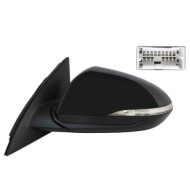 Retrovisore Elettrico Termico Rib. C/mem. C/fanalino Per Hyundai I30 Lato Sinistro Dal 2017/02