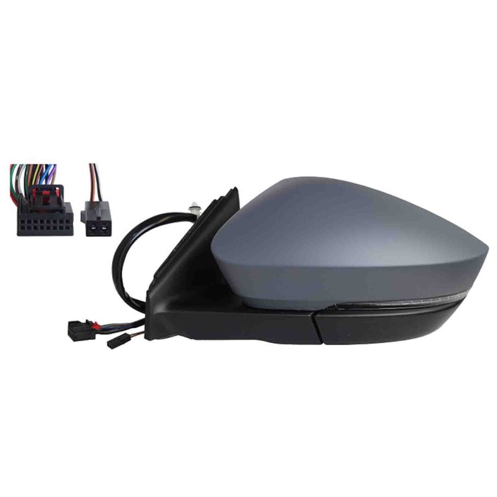 001462_AUTO.JPG Retrovisore Elettrico Term. Rib. C/fan. E Luce Di Cortesia Per Skoda Karoq Lato Sinistro Dal 2017/10