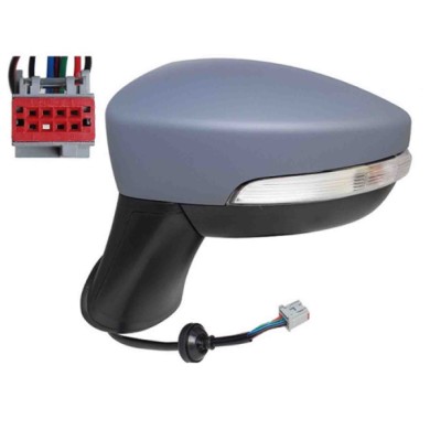 001428_AUTO.JPG Retrovisore Elettrico Term. Rib. C/fan. E Luce Cort. Per Ford Ecosport Lato Destro Dal 2017/06