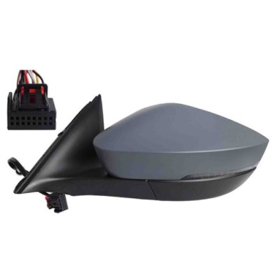 001649_AUTO.JPG Retrovisore Elettrico Termico Rib. C/fan. A Led Per Skoda Octavia Lato Destro Dal 2020/07