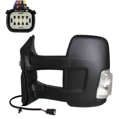 001570_AUTO.JPG Retrovisore Elettrico Term. Braccio Lungo C/fan. Bianco 5w Per Ford Transit Lato Destro Dal 2020/01