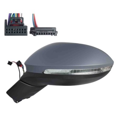 001672_AUTO.JPG Retrovisore Elettrico Term. Ribalt. Con Fan. E Luce Di Cortesia Per Volkswagen Id.3 Lato Destro Dal 2020/06