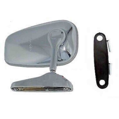 001707_AUTO.JPG Retrovisore Rettangolare Cromato Per Alfa Romeo 1750 Gt Veloce Dal 1967/01 Al 1975/12