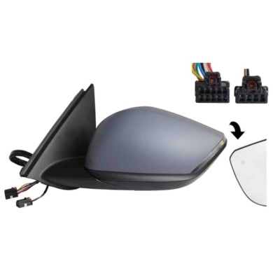 001764_AUTO.JPG Retrovisore Elettrico Termico C/fanalino E Luce Di Cortesia Per Citroen C4 Lato Destro Dal 2020/10