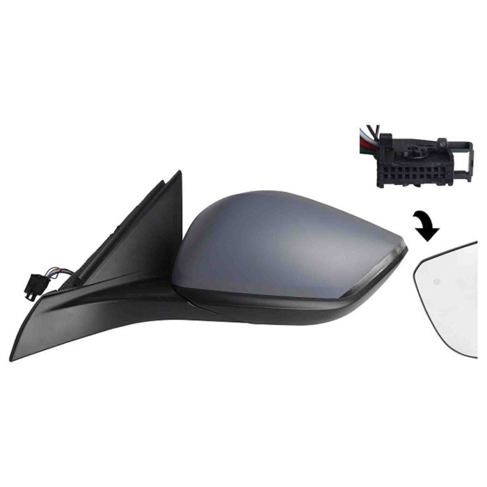 001767_AUTO.JPG Retrovisore Elettrico Termico Rib. C/fan. A Led E Luce Di Corte Per Opel Astra L Lato Destro Dal 2021/10