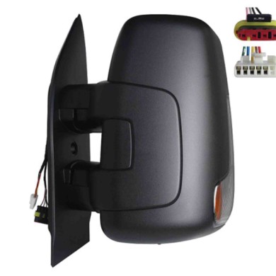 001312_AUTO.JPG Retrovisore Elettrico Term. Braccio Corto C/fan. Fume' Per Iveco Daily Lato Destro Dal 2014/07