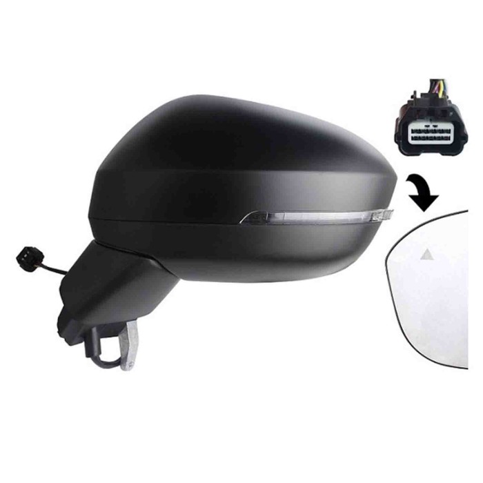 001685_AUTO.JPG Retrovisore Elettrico Term. Rib. C/fanalino A Led Per Nissan Juke Lato Sinistro Dal 2019/10