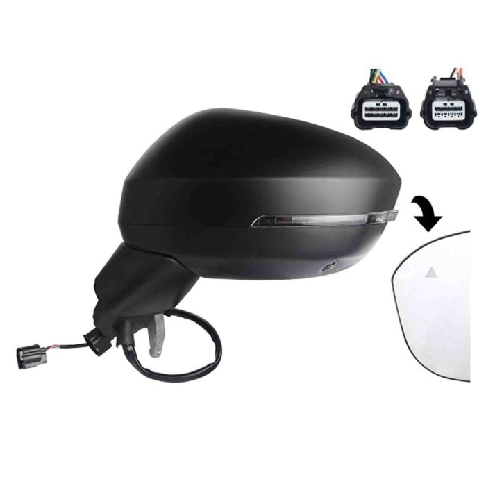 001685_AUTO.JPG Retrovisore Elettrico Term. Rib. C/fanalino A Led C/camera Per Nissan Juke Lato Sinistro Dal 2019/10