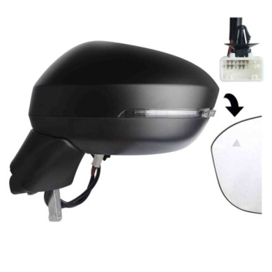 001686_AUTO.JPG Retrovisore Elettrico Termico C/fan. A Led Per Nissan Qasqhai Lato Destro Dal 2021/06