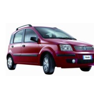 W00004D.JPG Modanatura Porta Anteriore Nera Per Fiat Panda Lato Sinistro Dal 2003/09