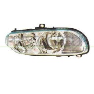 Proiettore Destro H1+h7 Elettrico Senza Motore Per Alfa Romeo 156 Dal 1997 Al 2003