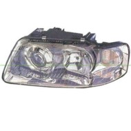 Proiettore Sinistro H1+h7 Elettrico Senza Motore Per Audi A3 3/5 Porte (8v1/8va) Dal 1996 Al 2003