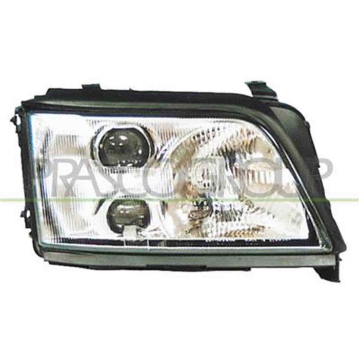 GUIDA_ALLA_SCELTA.JPG Proiettore Sinistro H1+h1 Manuale/elettrico Senza Fendinebbia Per Audi A6 Dal 1994 Al 1997