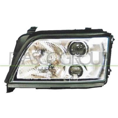 GUIDA_ALLA_SCELTA.JPG Proiettore Destro H1+h1+h3 Manuale/elettrico Con Fendinebbia Per Audi A6 Dal 1994 Al 1997