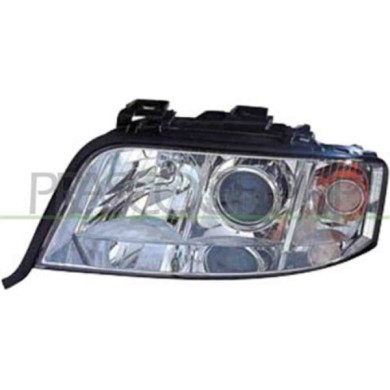 GUIDA_ALLA_SCELTA.JPG Proiettore Sinistro Elettrico Per Audi A6 Dal 2001 Al 2004