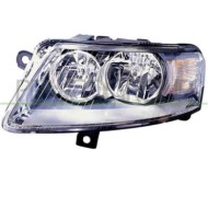 Proiettore Sinistro H7+h1 Elettrico Senza Motore Per Audi A6 Dal 2004 Al 2008