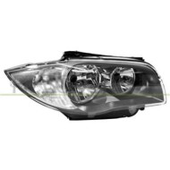 Proiettore Destro H7+h7 Elettrico Senza Motore Scuro/grigio Per Bmw 1 Series - E87/e81 Lci Dal 2007 Al 2011