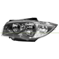 Proiettore Sinistro H7+h7 Elettrico Senza Motore Scuro/grigio Per Bmw 1 Series - E87/e81 Lci Dal 2007 Al 2011