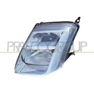 Proiettore Sinistro H4 Elettrico Con Motore Per Citroen C2 Dal 2003 Al 2007