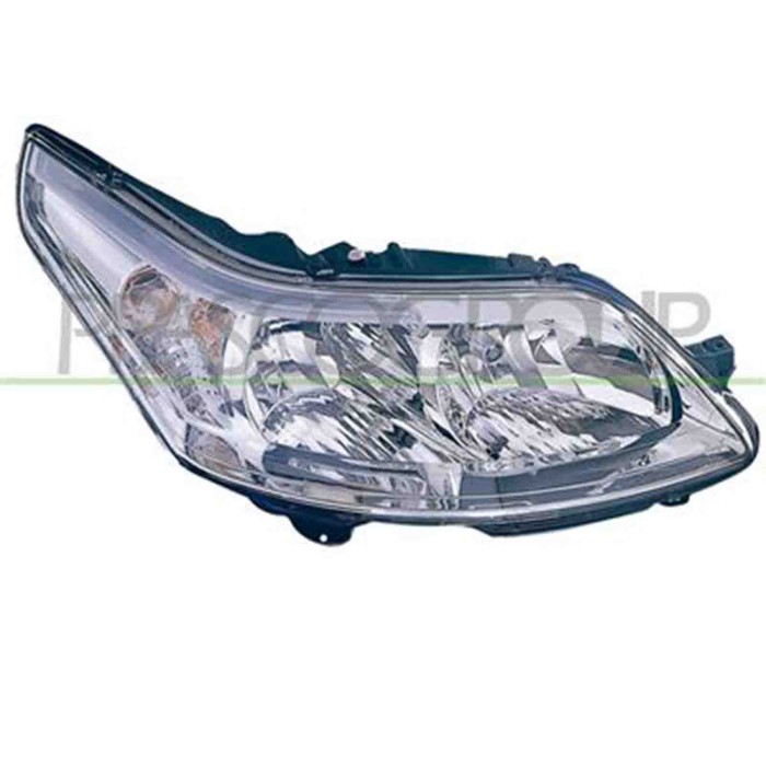 GUIDA_ALLA_SCELTA.JPG Proiettore Destro H1+h7 Elettrico Con Motore Per Citroen C4 Dal 2004 Al 2008