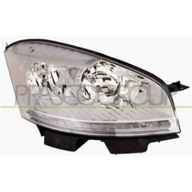 GUIDA_ALLA_SCELTA.JPG Proiettore Destro H1+h7 Elettrico Con Motore Fanale Bianco Per Citroen C4 Picasso Dal 2010 Al 2013