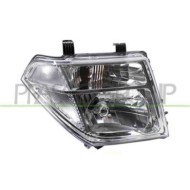 Proiettore Destro H4 Elettrico Con Motore Per Nissan Navara - Pathfinder (d40) Dal 2005 Al 2010