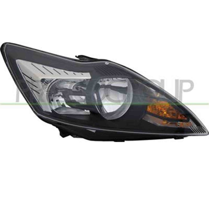 GUIDA_ALLA_SCELTA.JPG Proiettore Destro H1+h7 Elettrico Nero/cromato Per Ford Focus Dal 2007 Al 2011