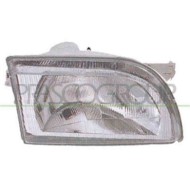 Proiettore Destro H4 Elettrico Senza Motore Per Ford Transit Mk Iv Dal 1991 Al 1994