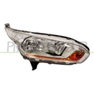 Proiettore Destro H7+h15 Elettrico Con Motore Cromato Per Ford Transit/tourneo Connect (chc) Dal 2014 Al 2018