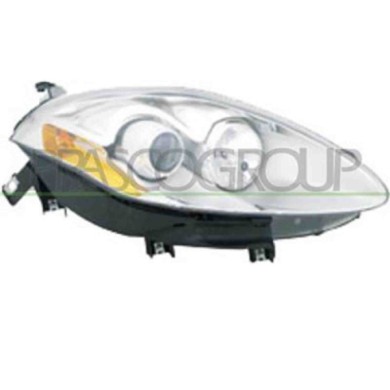GUIDA_ALLA_SCELTA.JPG Proiettore Destro H1+h1 Elettrico Cromato Per Fiat Bravo Dal 2007 Al 2014