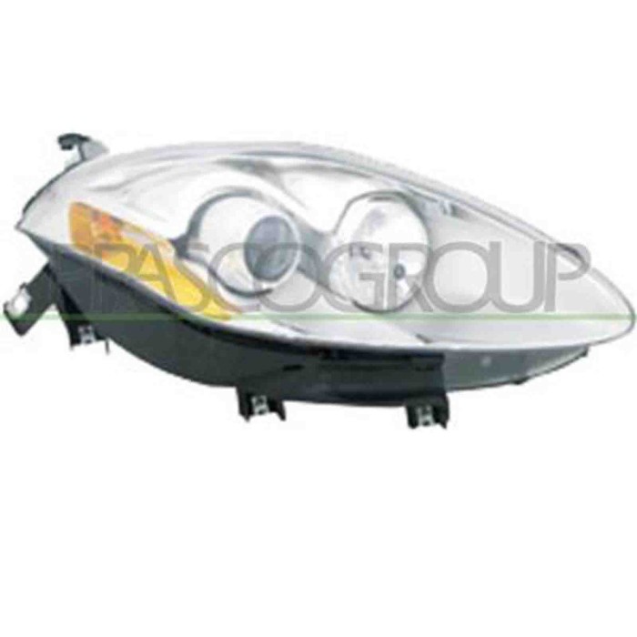 GUIDA_ALLA_SCELTA.JPG Proiettore Destro H1+h1 Elettrico Cromato Per Fiat Bravo Dal 2007 Al 2014