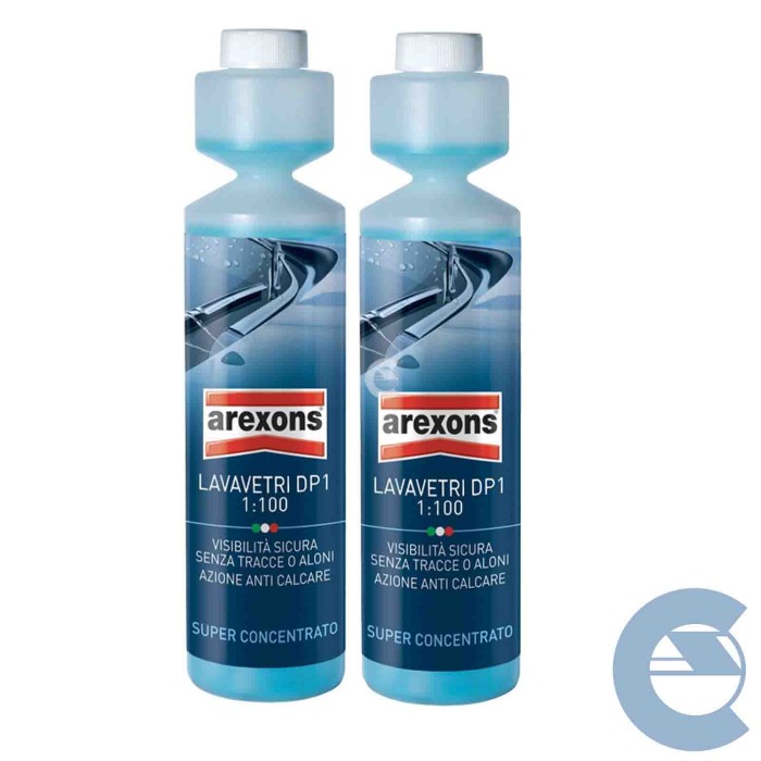 8405 LAVAVETRO DP1.jpg Arexons 8405 Dp1 Lavavetro 2 Pezzi X250 Ml.