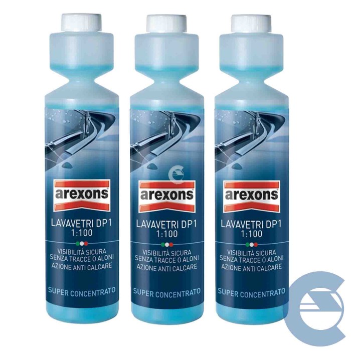 8405 LAVAVETRO DP1.jpg Arexons 8405 Dp1 Lavavetro 3 Pezzi X 250 Ml.