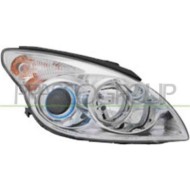 Proiettore Destro H1+h7 Elettrico Cromato Per Hyundai I30 Dal 2007 Al 2010