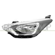 Proiettore Sinistro H4 Elettrico Senza Motore Per Hyundai I20 Dal 2014 Al 2018