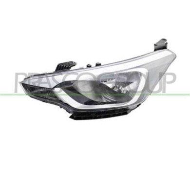 HN2044804_2.JPG Proiettore Sinistro H4 Elettrico Senza Motore Per Hyundai I20 Dal 2014 Al 2018
