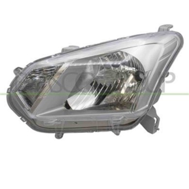 IZ8284604_2.JPG Proiettore Sinistro H4 Manuale Cromato Per Isuzu D-max Dal 2017