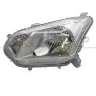 Proiettore Sinistro H4 Manuale Cromato Per Isuzu D-max Dal 2017