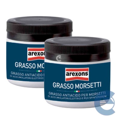 9400 GRASSO MORSETTI.jpg Arexons 9400 Grasso Morsetti Lubrificante 2 Pezzi X 113 Gr.