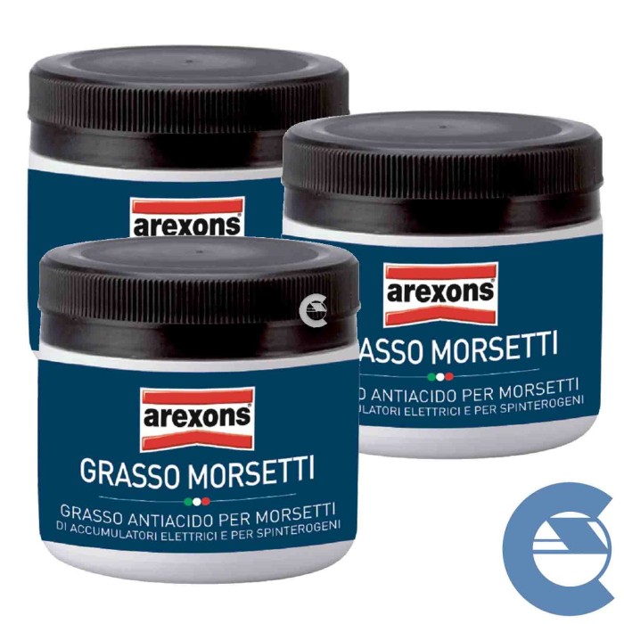 9400 GRASSO MORSETTI.jpg Arexons 9400 Grasso Morsetti Lubrificante 3 Pezzi X 113 Gr.